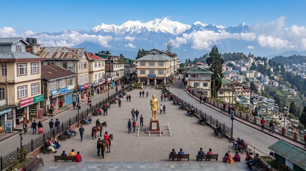 Mall Road Darjeeling